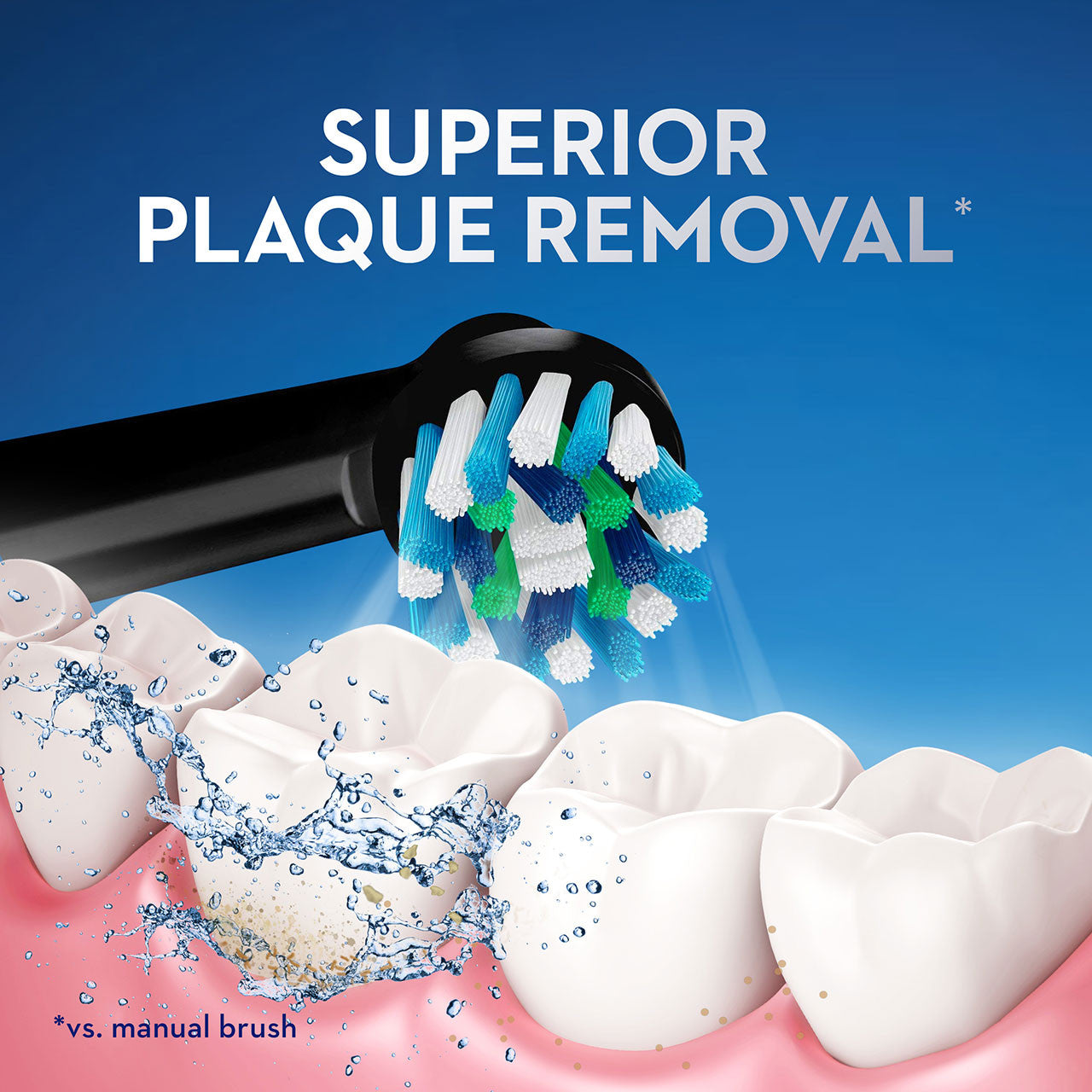 Black Oral-B Pro 100 Crossaction Pro Series