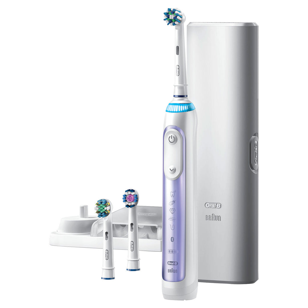 Purple Oral-B Genius 7500 Rechargeable Electric Toothbrush Genius Series