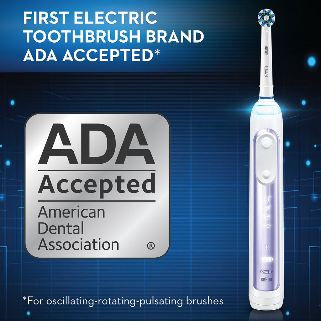 Purple Oral-B Genius 7500 Rechargeable Electric Toothbrush Genius Series