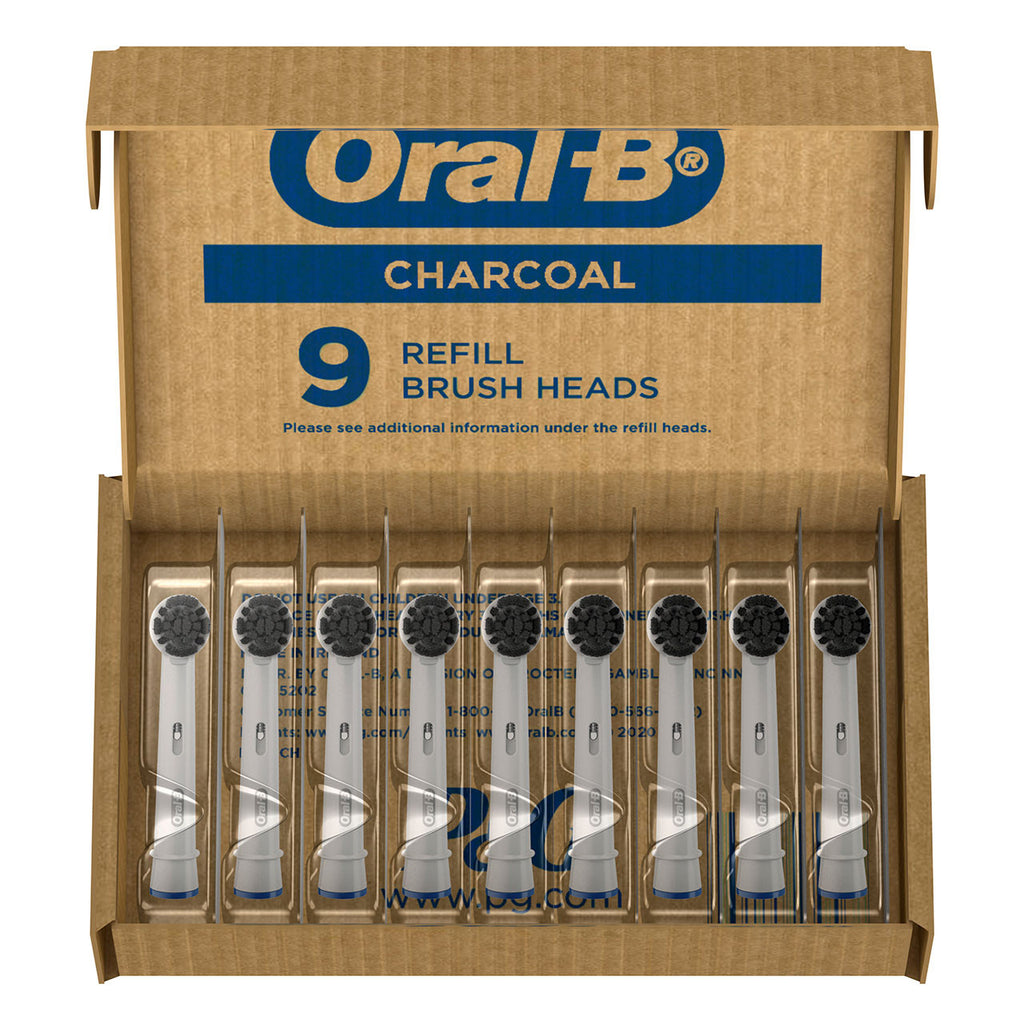 Oral-B Charcoal bristles Electric Toothbrush Heads Others Brush Heads Grey