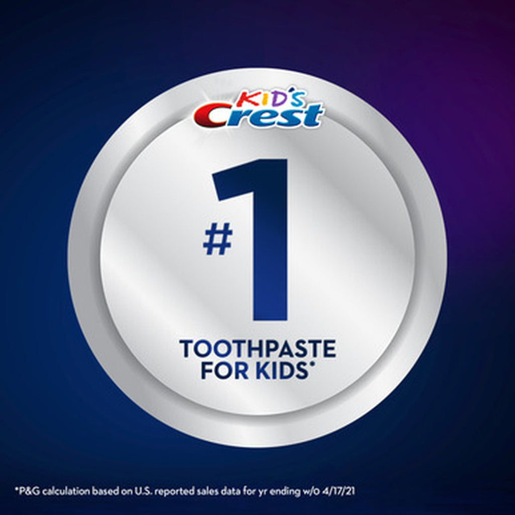 Blue Oral-B Crest Kids Enamel Cavity Protection Toothpaste Bundle Replacement Brush Heads