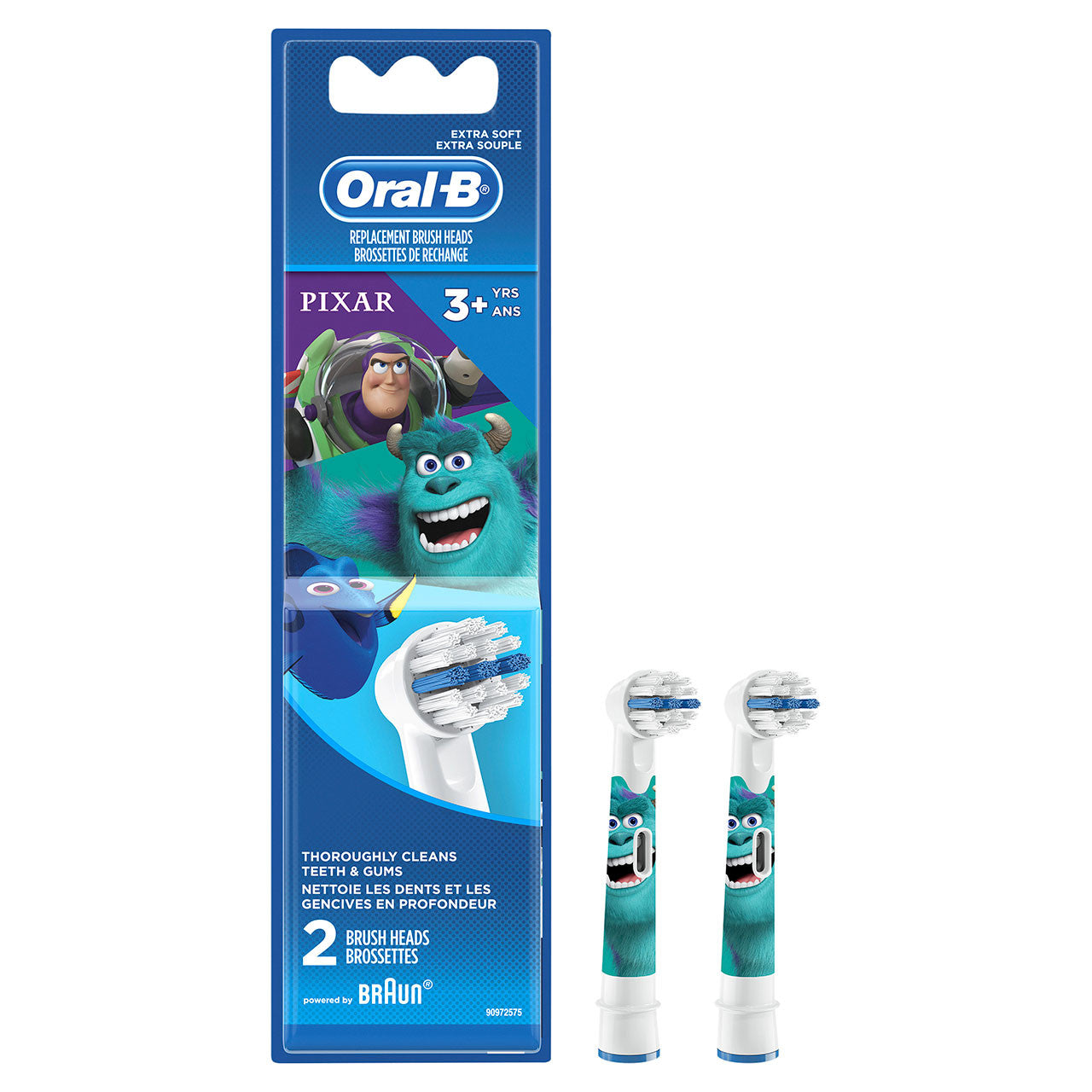Oral-B Kids Extra Soft Replacement Brush Heads Replacement Brush Heads Green