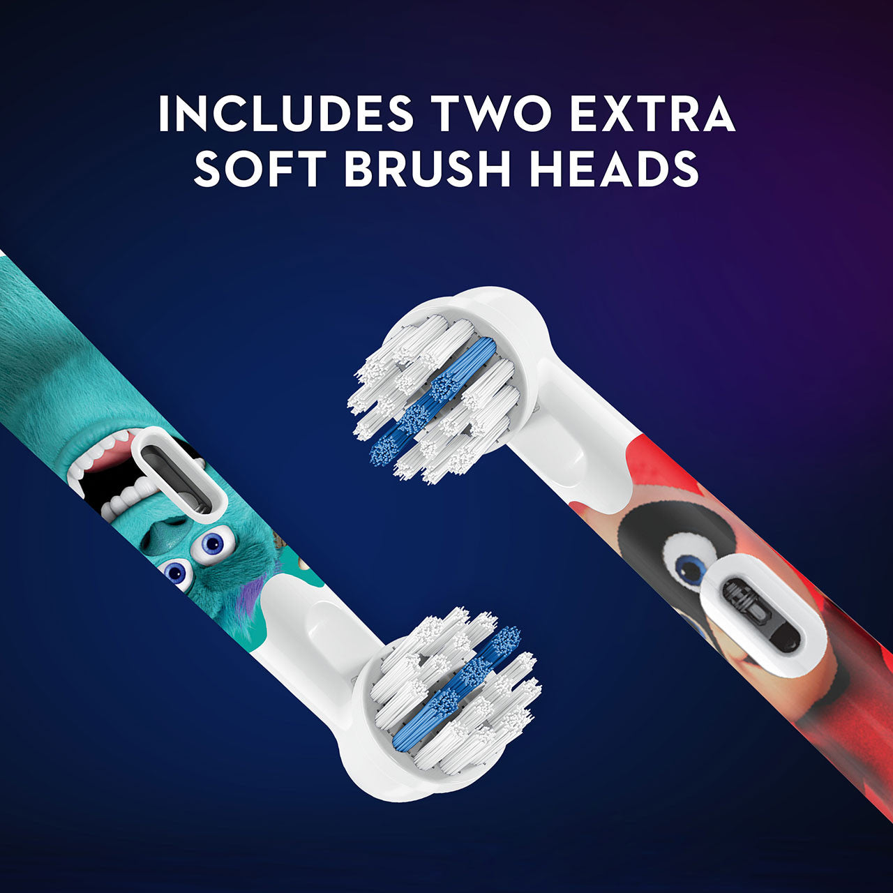 Oral-B Kids Extra Soft Replacement Brush Heads Replacement Brush Heads Green