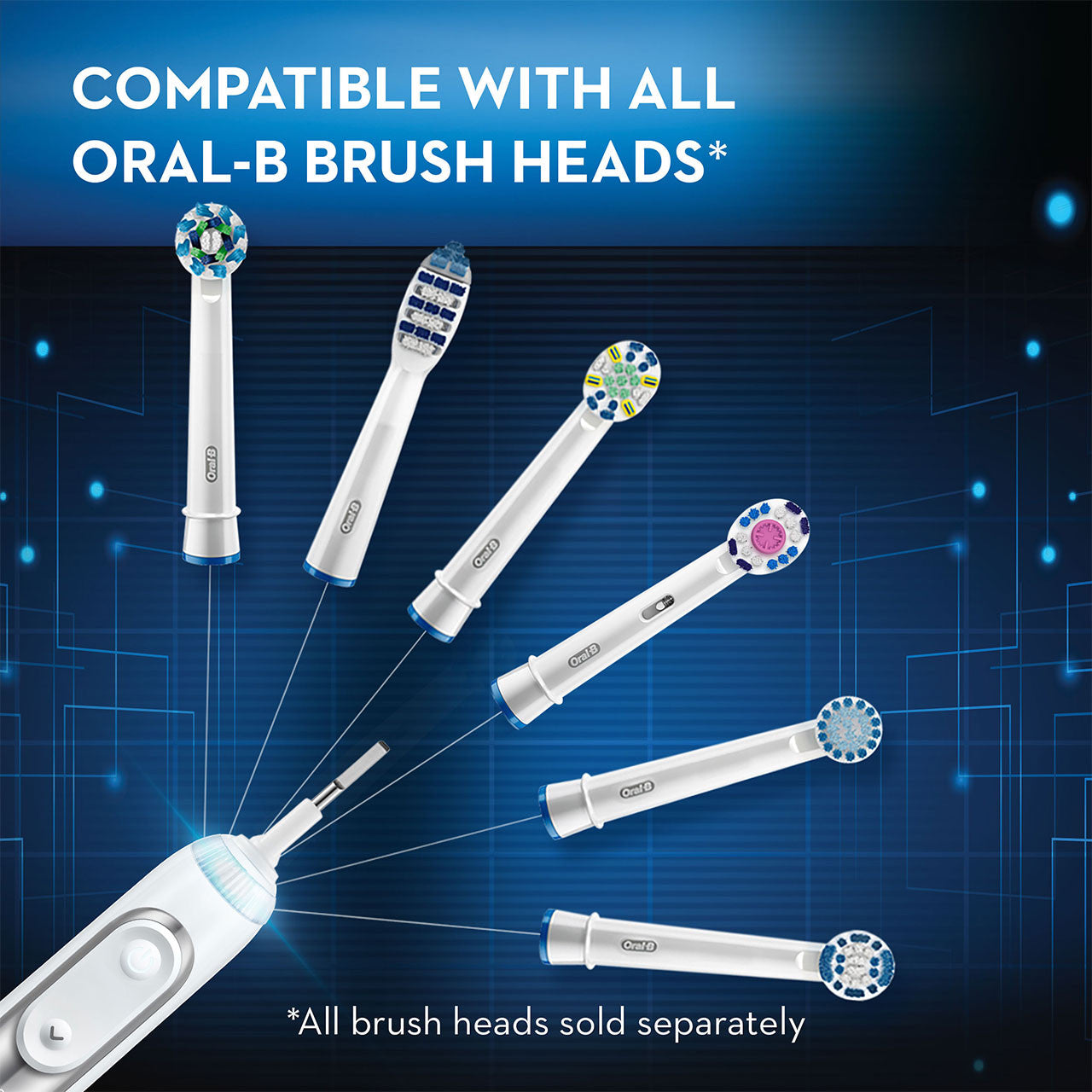 White Oral-B Smart 5000 with Bluetooth Electric Toothbrush Smart Series