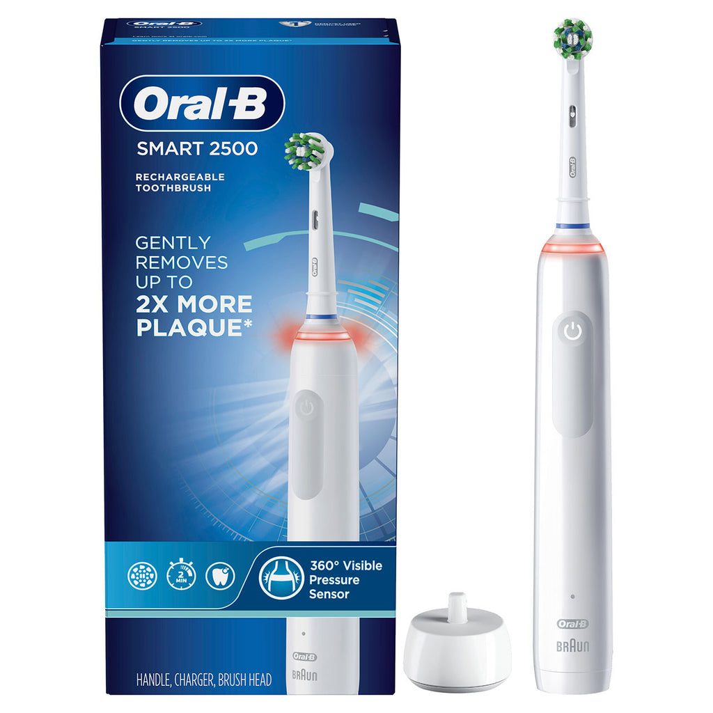 White Oral-B Smart 2500 Electric Toothbrush Smart Series