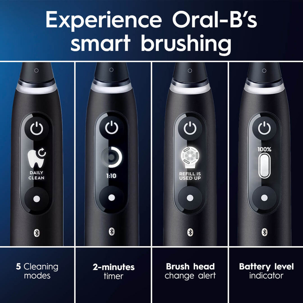 Oral-B iO Series 6 Electric Toothbrush iO Series Black Orange