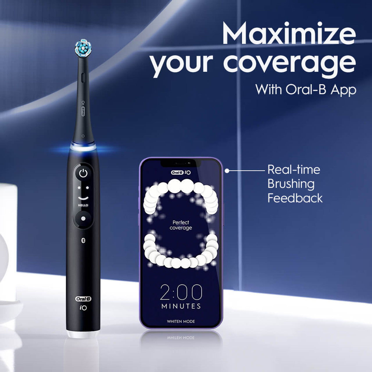 Oral-B iO Series 6 Electric Toothbrush iO Series Black Orange
