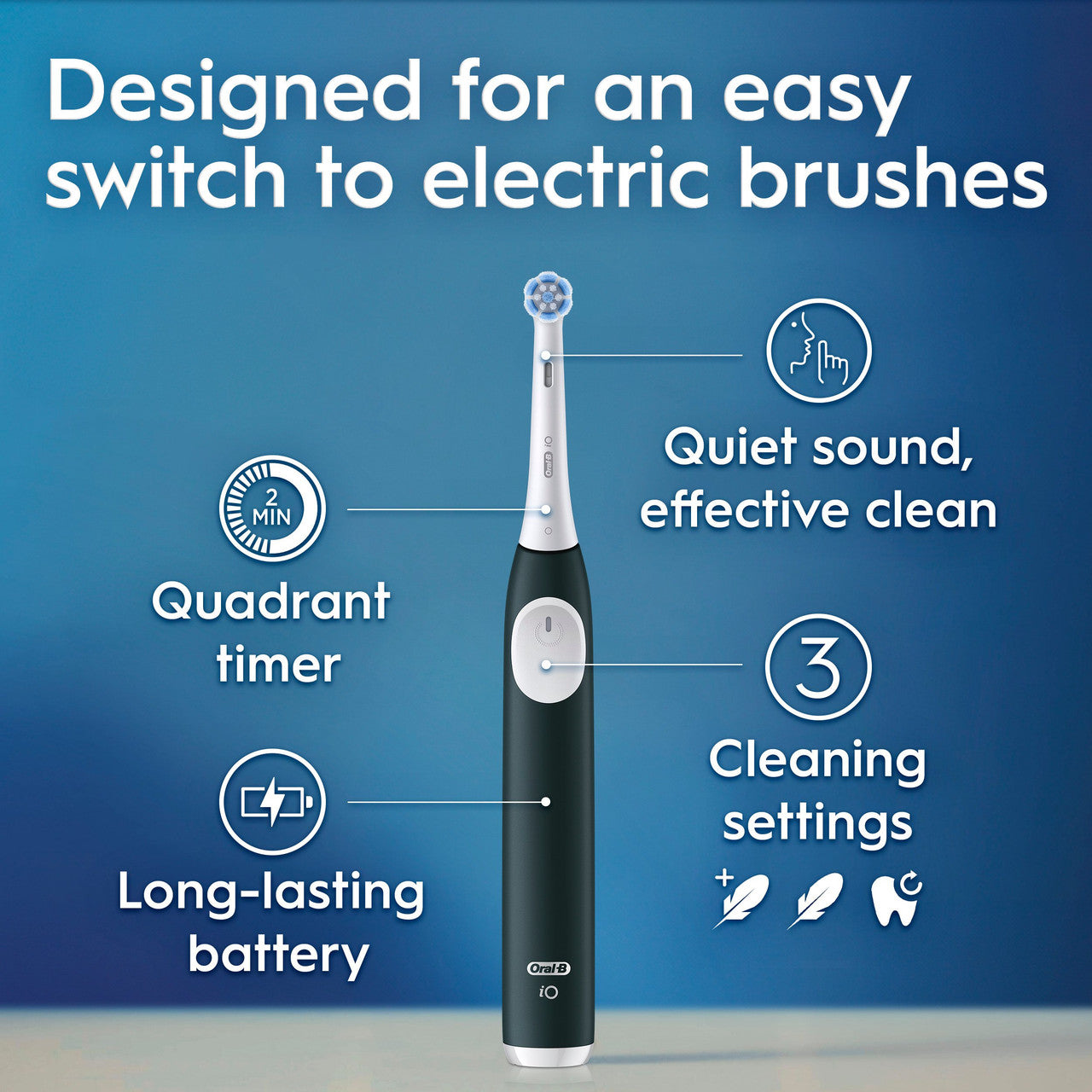 Green Oral-B iO Series 2 Rechargeable Electric Toothbrush iO Series