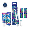 Oral-B Crest Color Changing Battery Toothbrush Bundle Bundles White / Blue