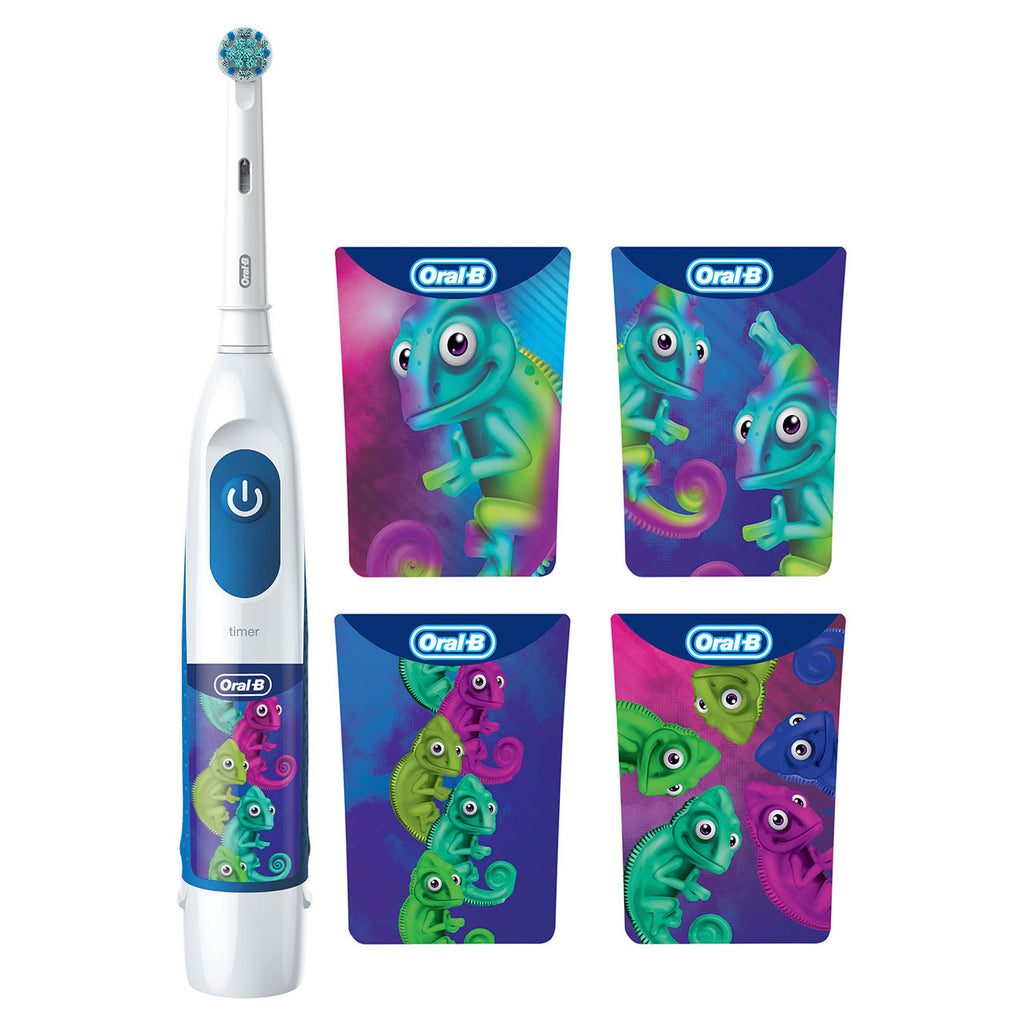 Oral-B Crest Color Changing Battery Toothbrush Bundle Bundles White / Blue