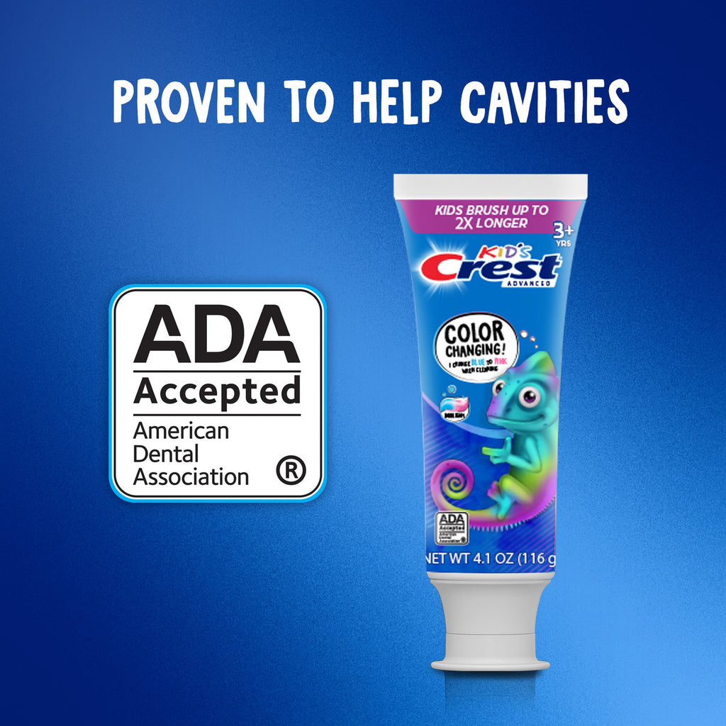 Oral-B Crest Kids Enamel + Cavity Protection Toothpaste Bundle Bundles White / Blue