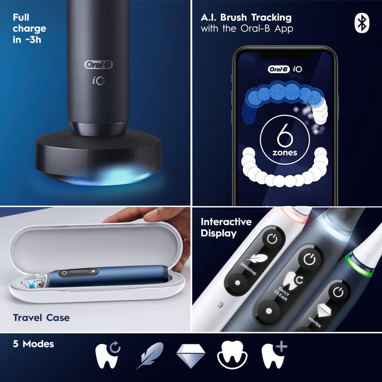 Purple Oral-B iO Series 7 Electric Toothbrush iO Series