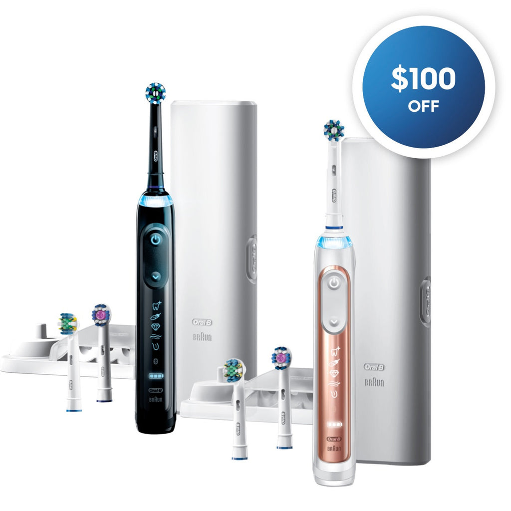 Oral-B Genius 7500 Rechargeable Electric Toothbrush Genius Series Black Rose Gold