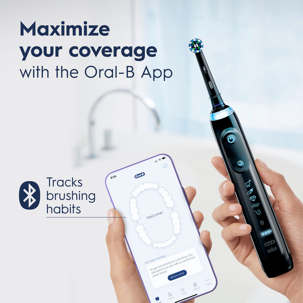 Oral-B Genius 7500 Rechargeable Electric Toothbrush Genius Series Black Rose Gold