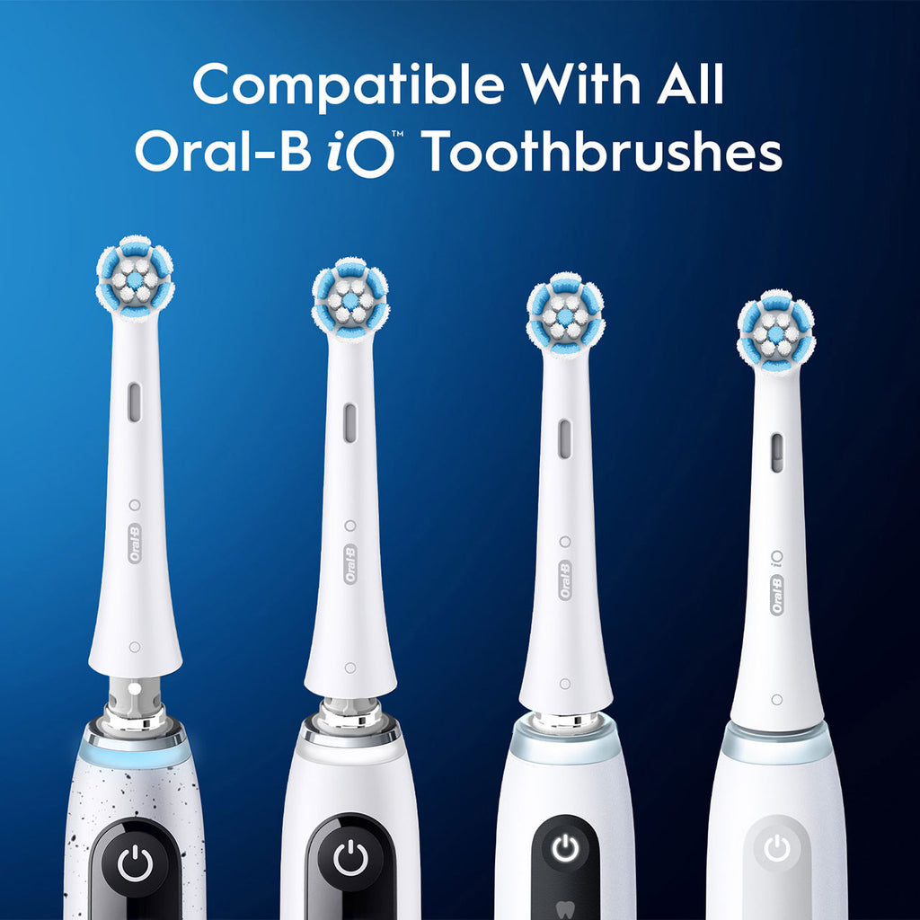 White Oral-B iO Gentle Care Replacement Brush Heads iO Brush Heads