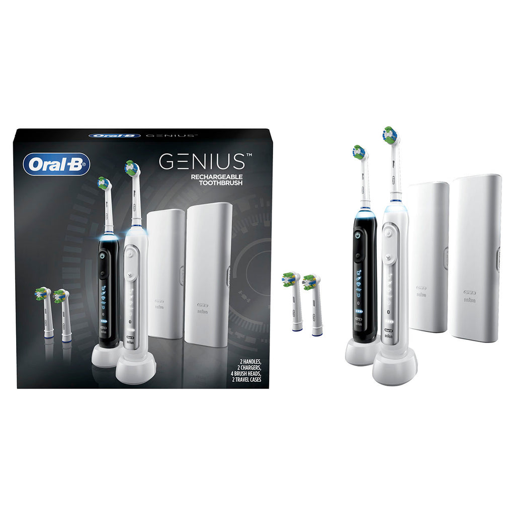 Oral-B Genius 6000 Rechargeable Electric Toothbrush Genius Series Black / White
