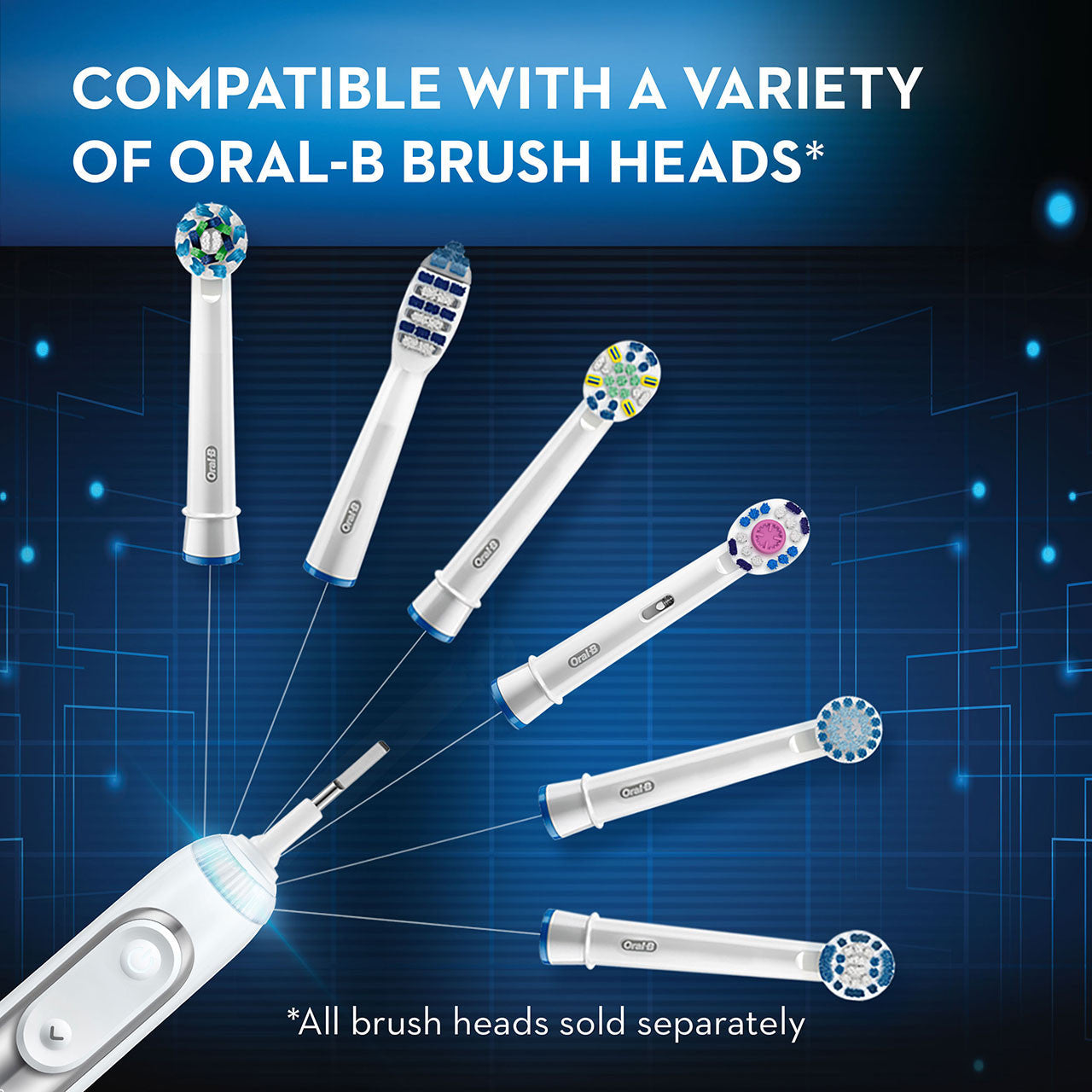 Oral-B Genius 6000 Rechargeable Electric Toothbrush Genius Series Black / White
