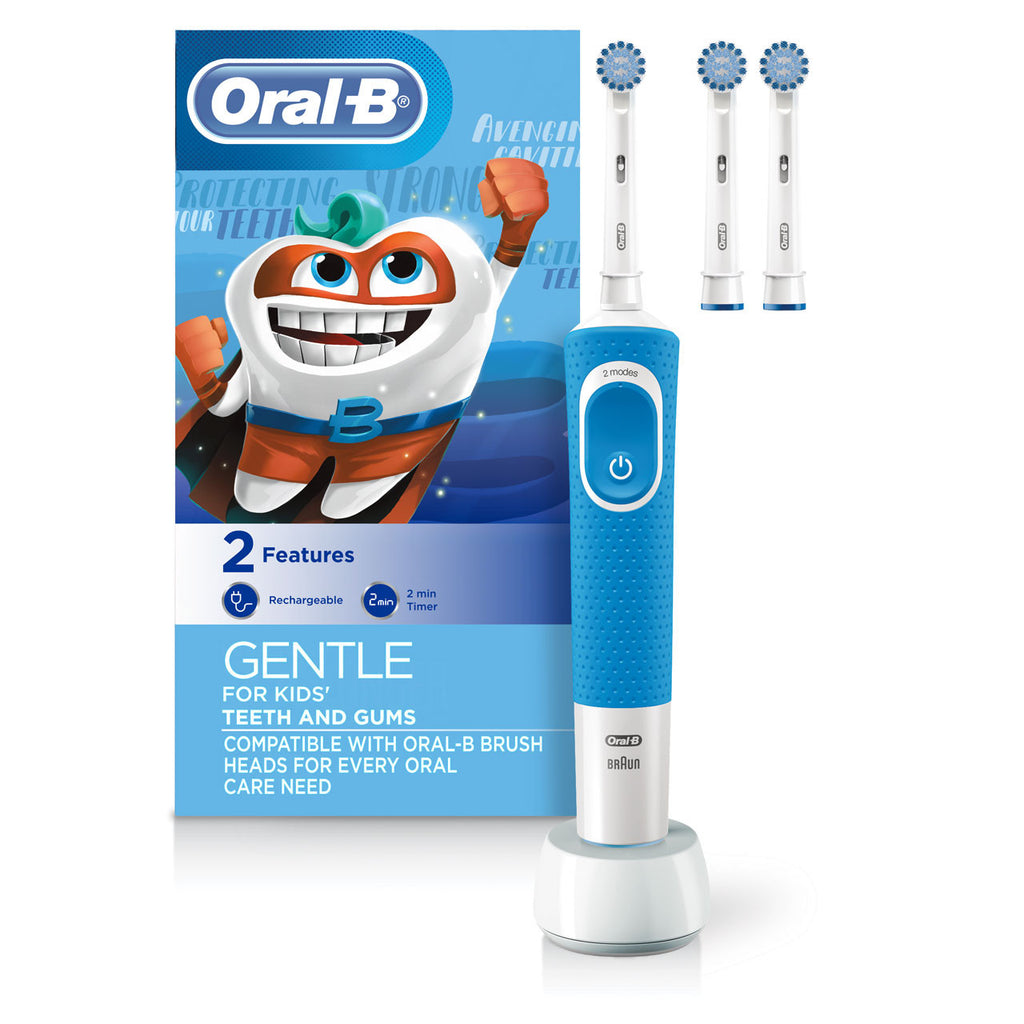 Oral-B Supertooth Kids Electric Toothbrush Bundle Bundles Blue