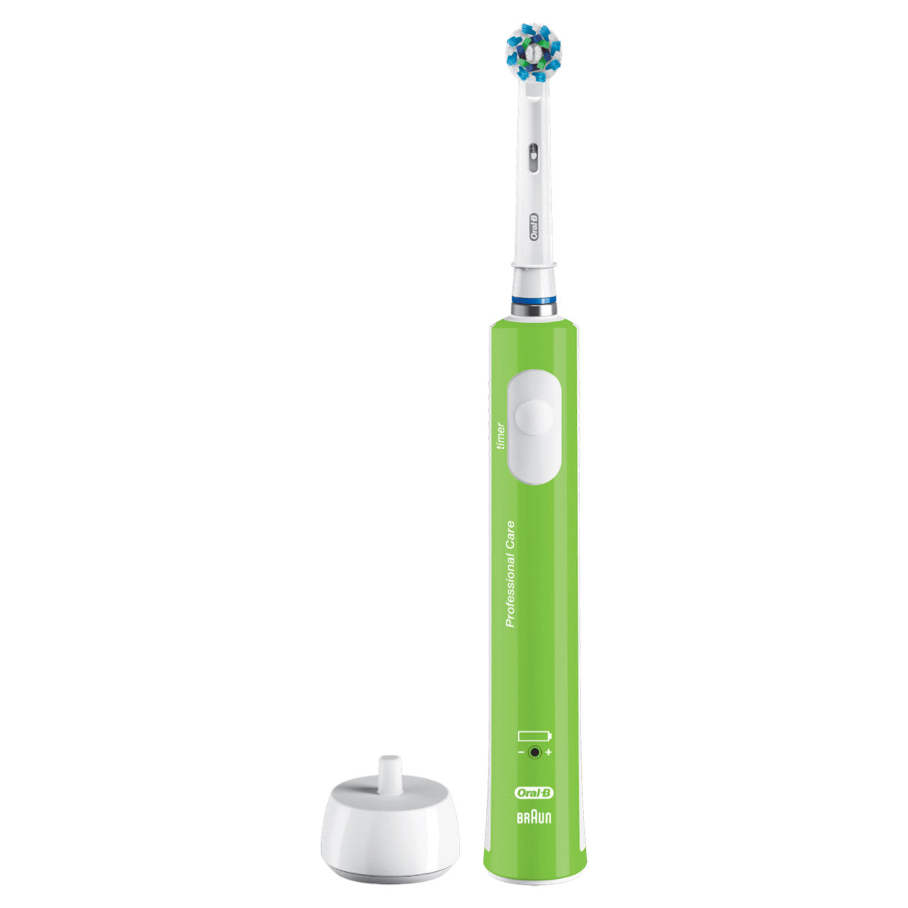 Green Oral-B Cross Action Electric Toothbrush Green Pro Series
