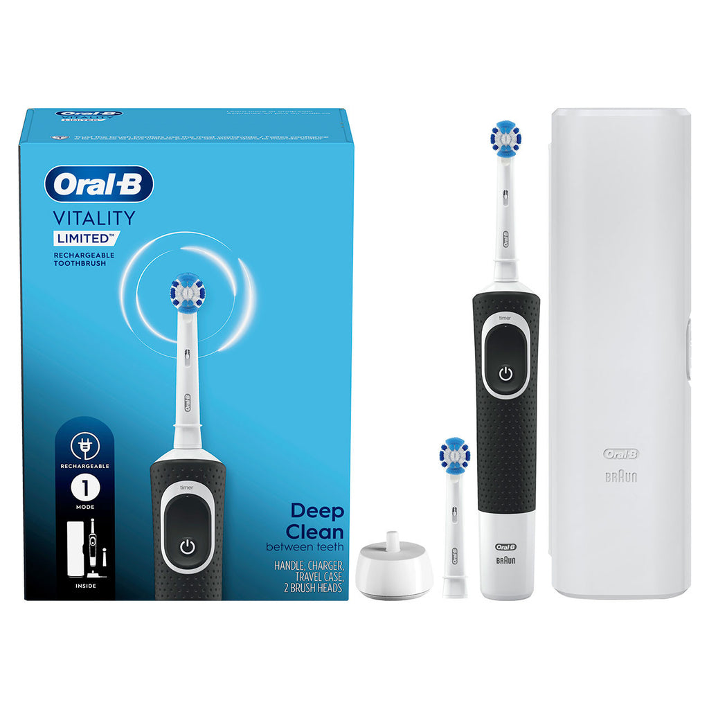 Oral-B Vitality Limited Rechargeable Electric Toothbrush Pro Series White / Black
