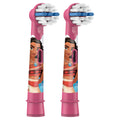 Pink Oral-B Kids Soft Replacement Brush Heads Disney Princesses Replacement Brush Heads