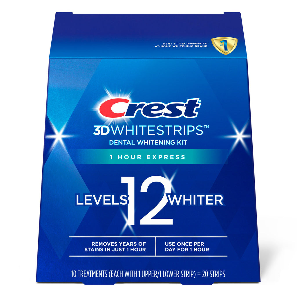 Blue Oral-B 3DWhitestrips 1 Hour Express More Products