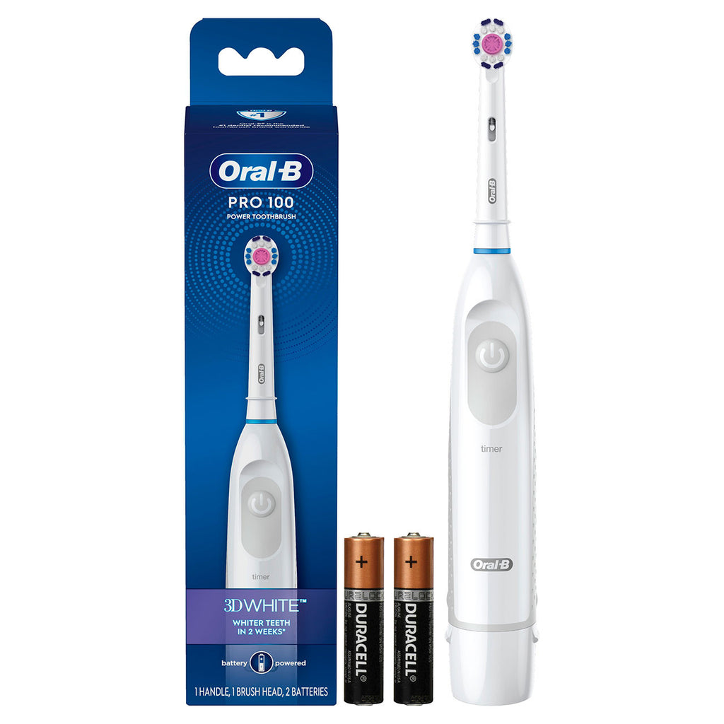 White Oral-B Pro 100 3d White Pro Series