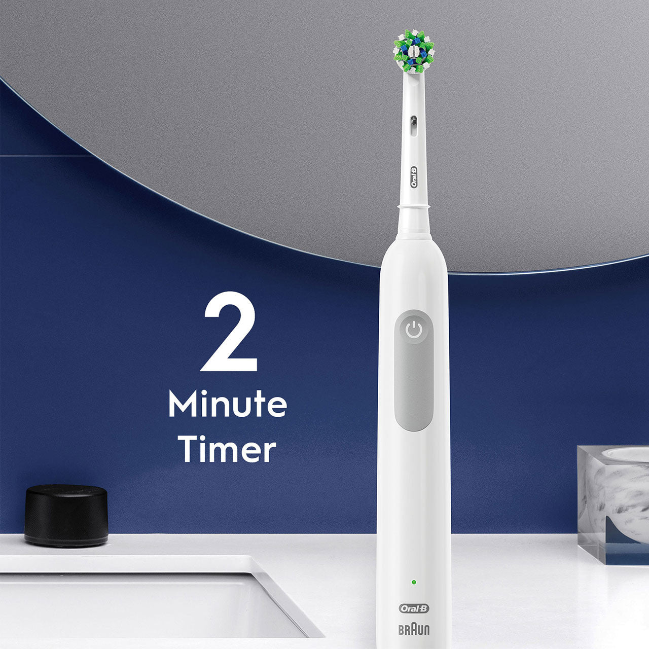 Black Oral-B Pro 1000 Black Electric Toothbrush (Rechargeable) Pro Series