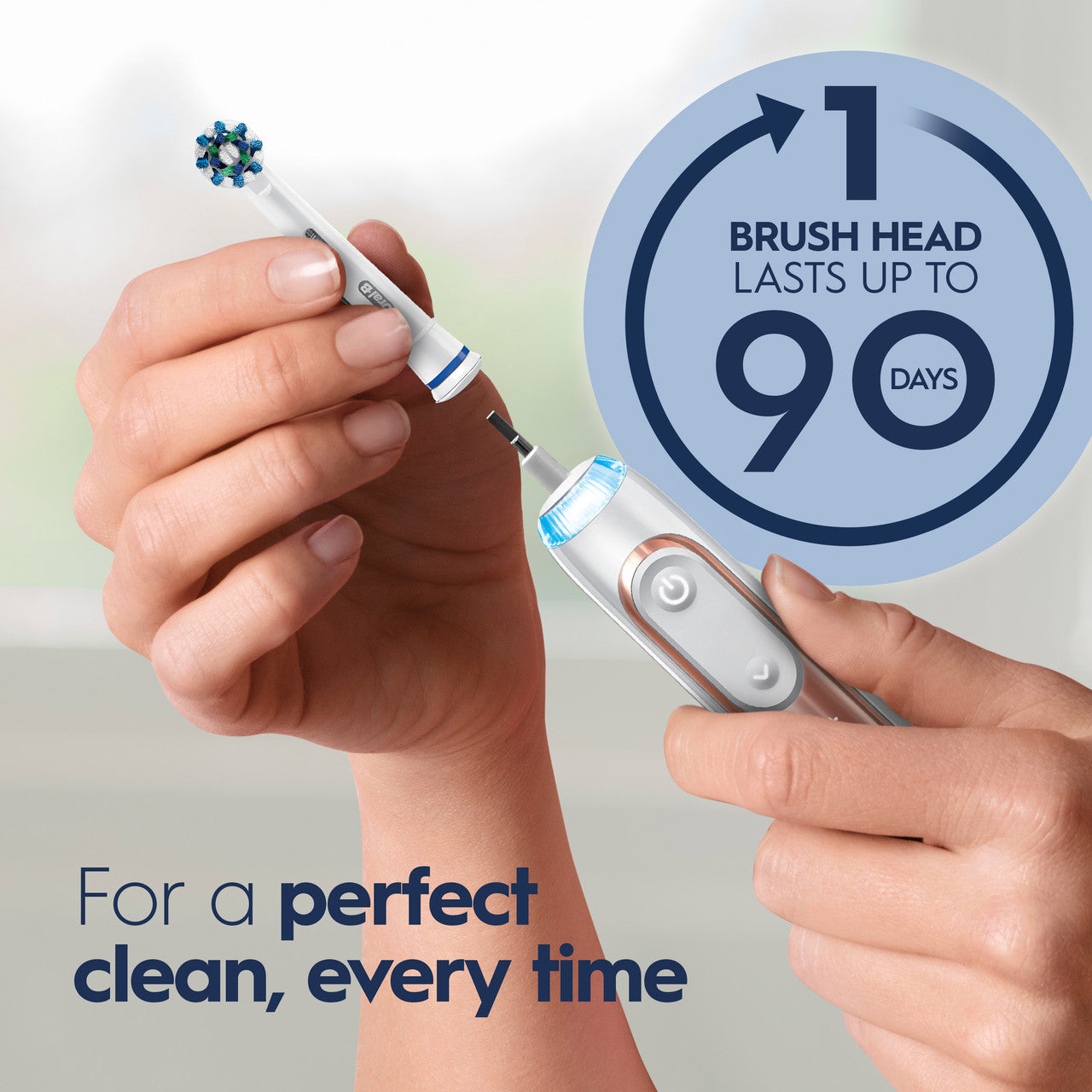 Purple Rose Gold Oral-B Genius 7500 Rechargeable Electric Toothbrush Genius Series