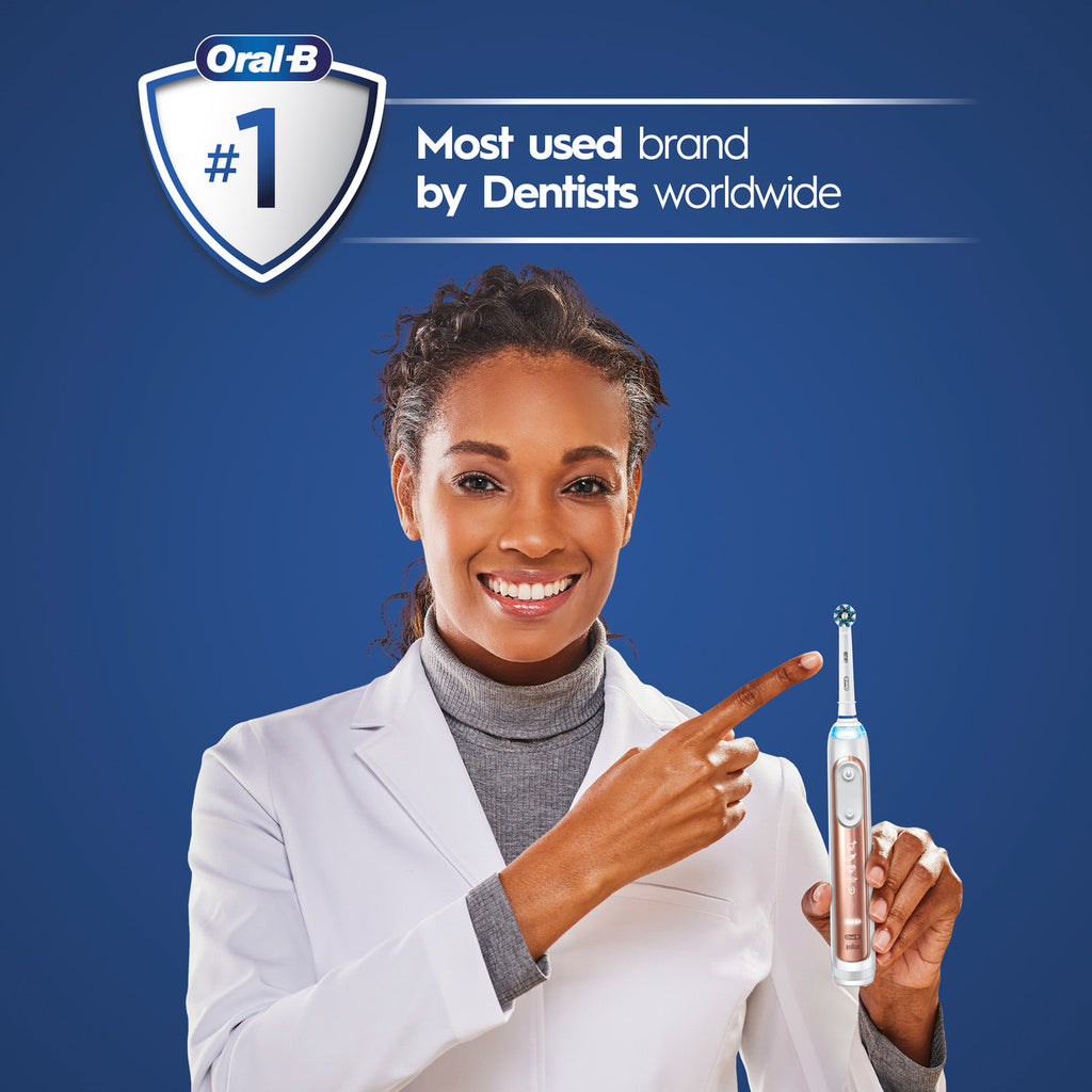 Purple Rose Gold Oral-B Genius 7500 Rechargeable Electric Toothbrush Genius Series