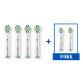 Oral-B FlossAction Bristle Protection Replacement Brush Heads Others Brush Heads White