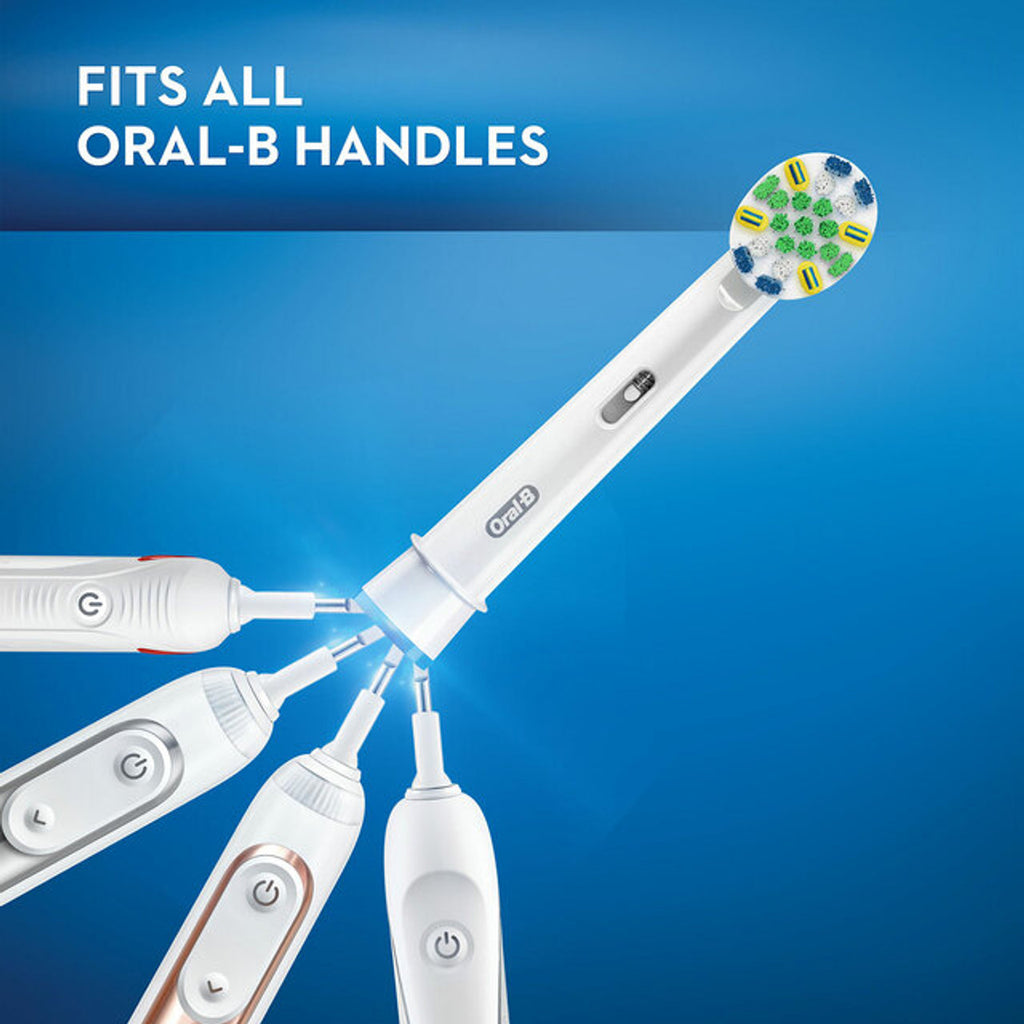 Oral-B FlossAction Bristle Protection Replacement Brush Heads Others Brush Heads White