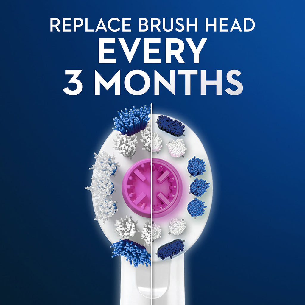 Oral-B 3D White Electric Toothbrush Replacement Brush Heads Others Brush Heads White