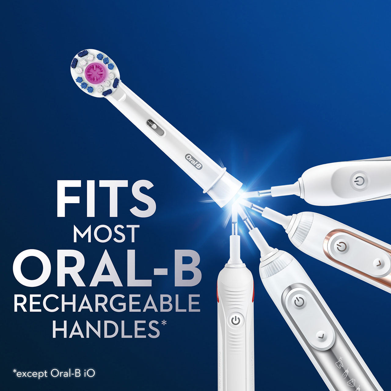 Oral-B 3D White Electric Toothbrush Replacement Brush Heads Others Brush Heads White
