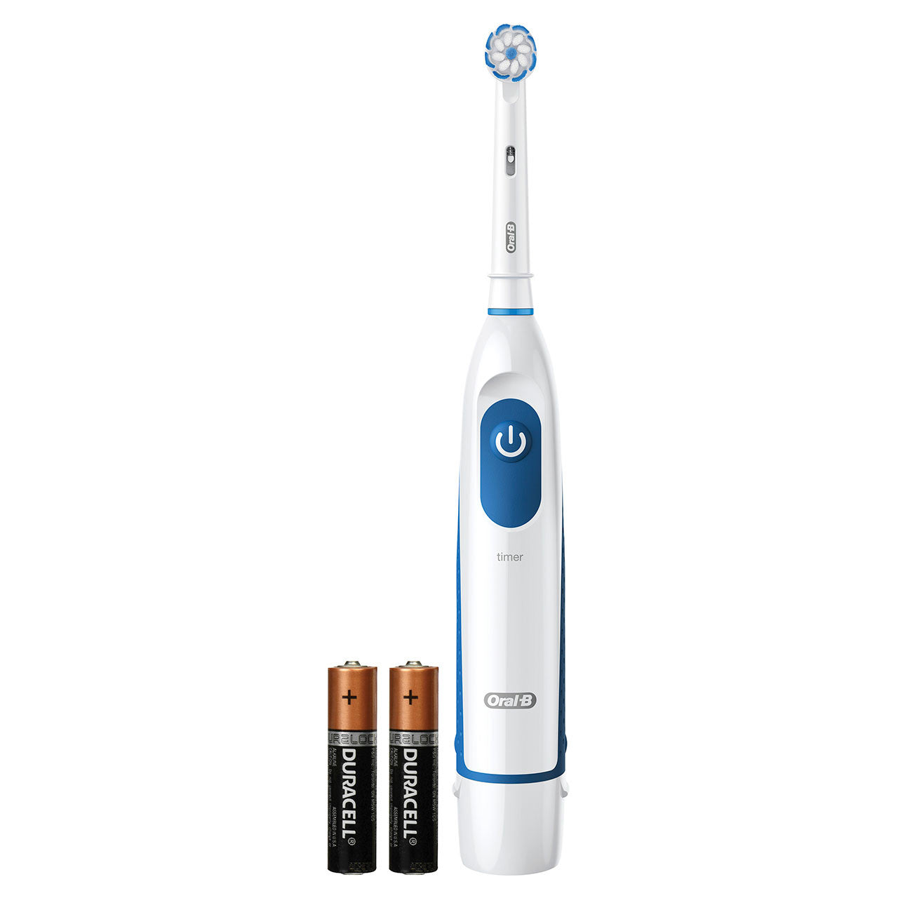 White / Blue Oral-B Pro 100 Gumcare Pro Series