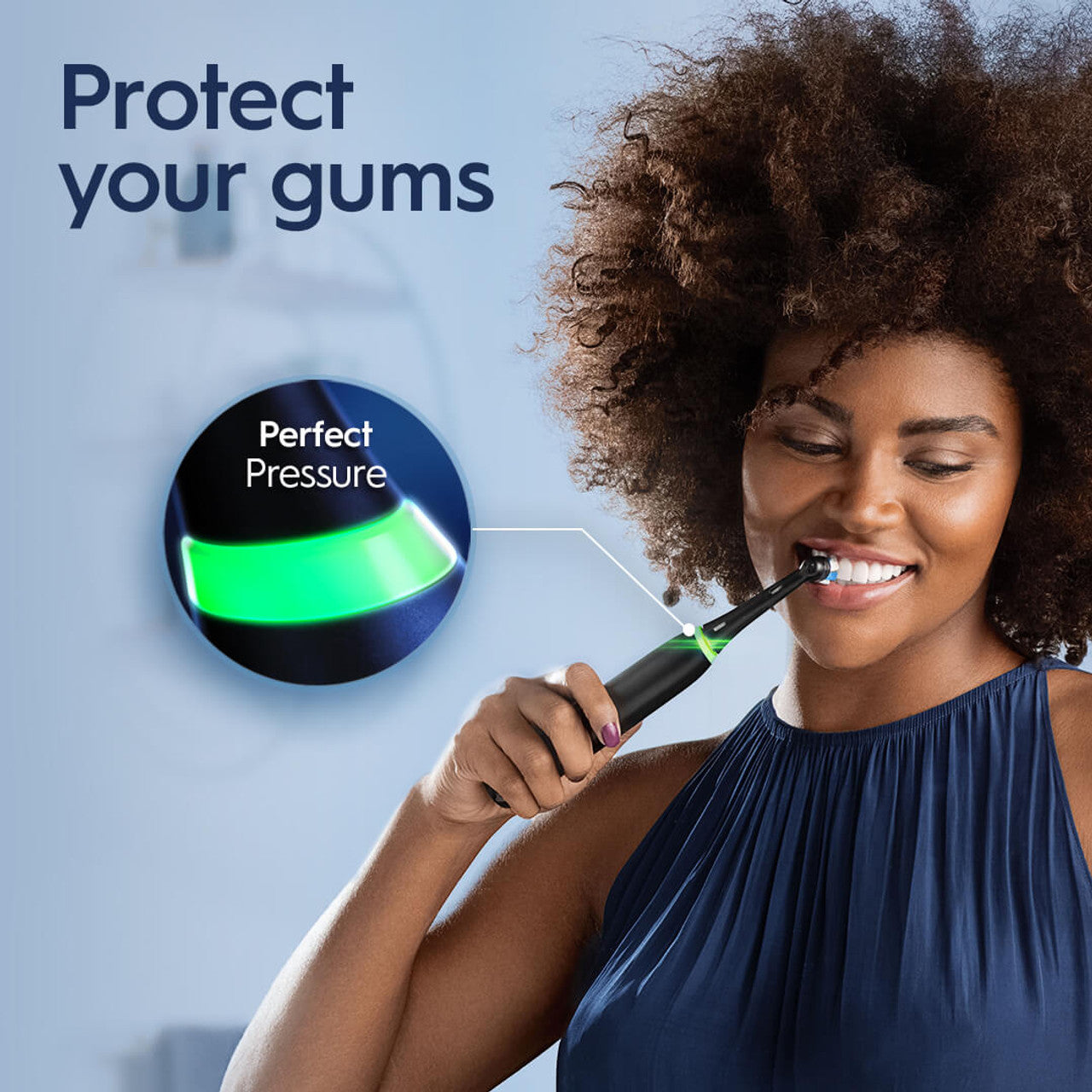 Blue Oral-B iO Series 3 Electric Toothbrush iO Series