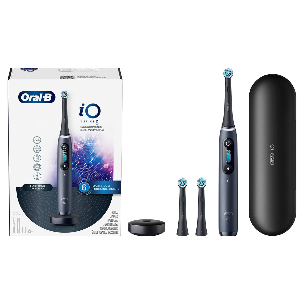 Black Oral-B iO Series 8 Electric Toothbrush iO Series