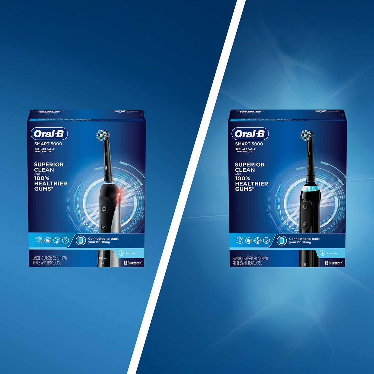 Oral-B Smart 5000 with Bluetooth Electric Toothbrush Smart Series Black