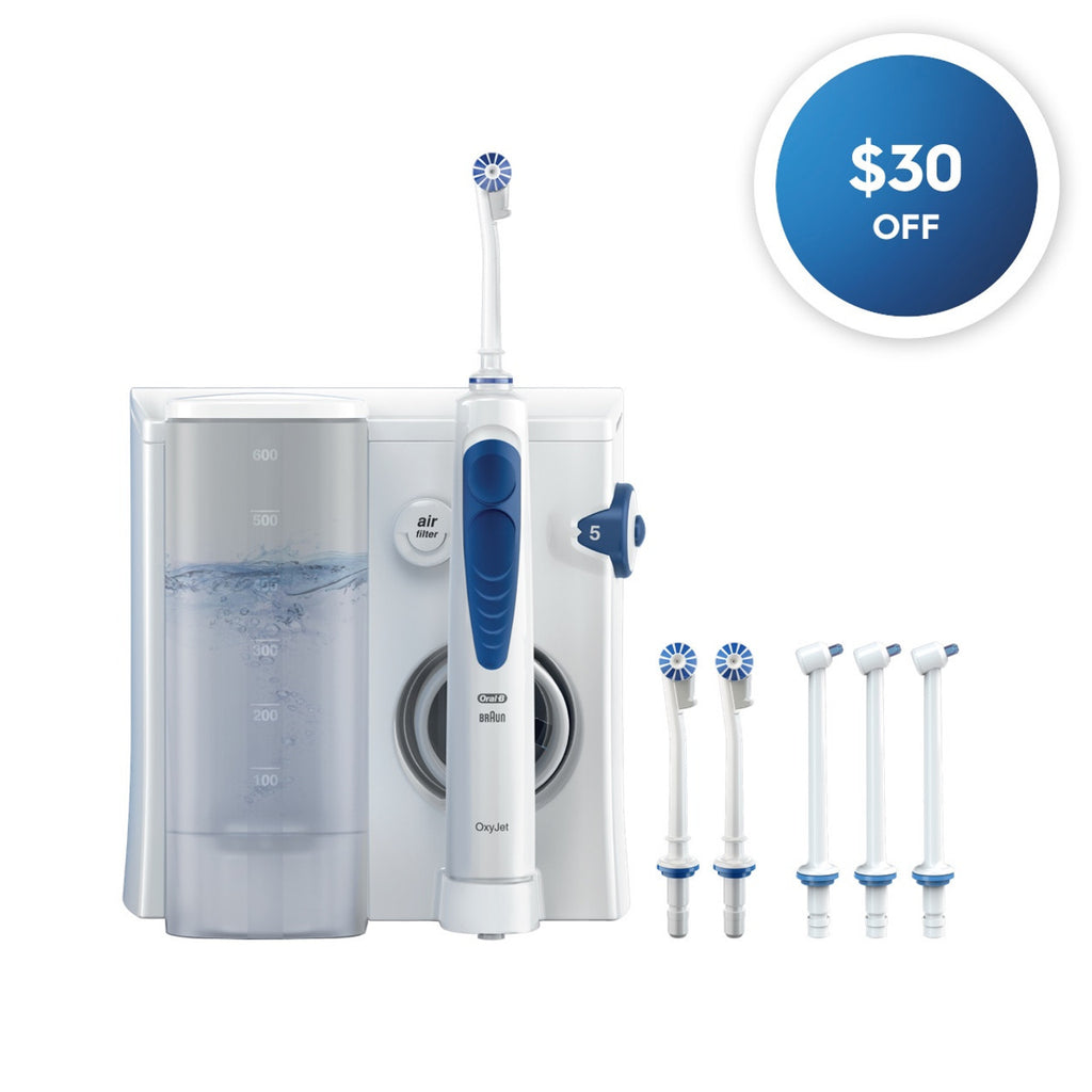 Oral-B Water Flosser Advanced Countertop Irrigator More Products White