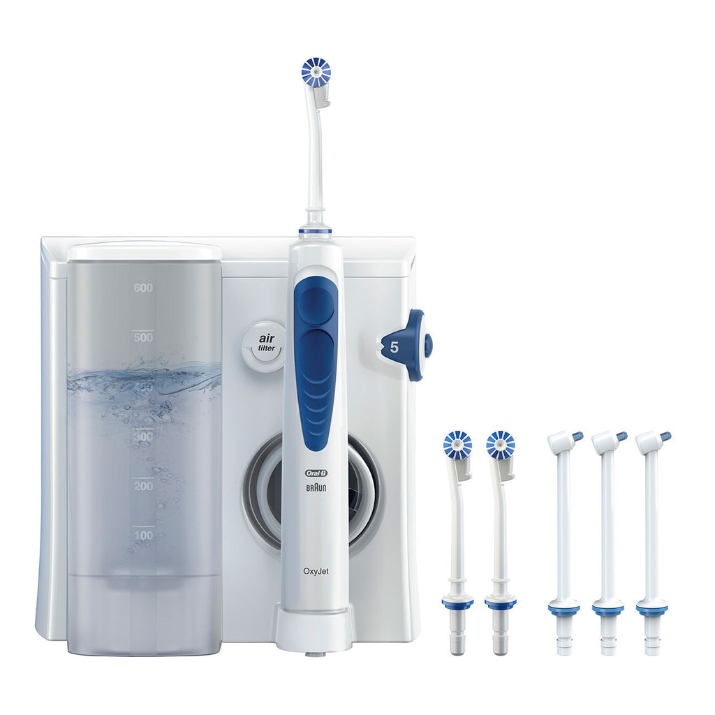 Oral-B Water Flosser Advanced Countertop Irrigator More Products White