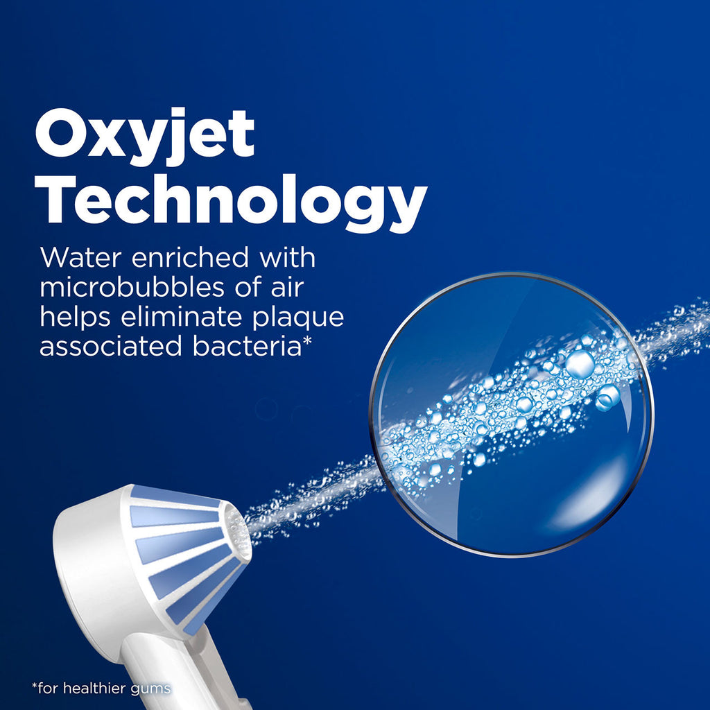 Oral-B Water Flosser Advanced Countertop Irrigator More Products White