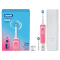 White / Pink Oral-B Vitality Limited Rechargeable Electric Toothbrush Pro Series