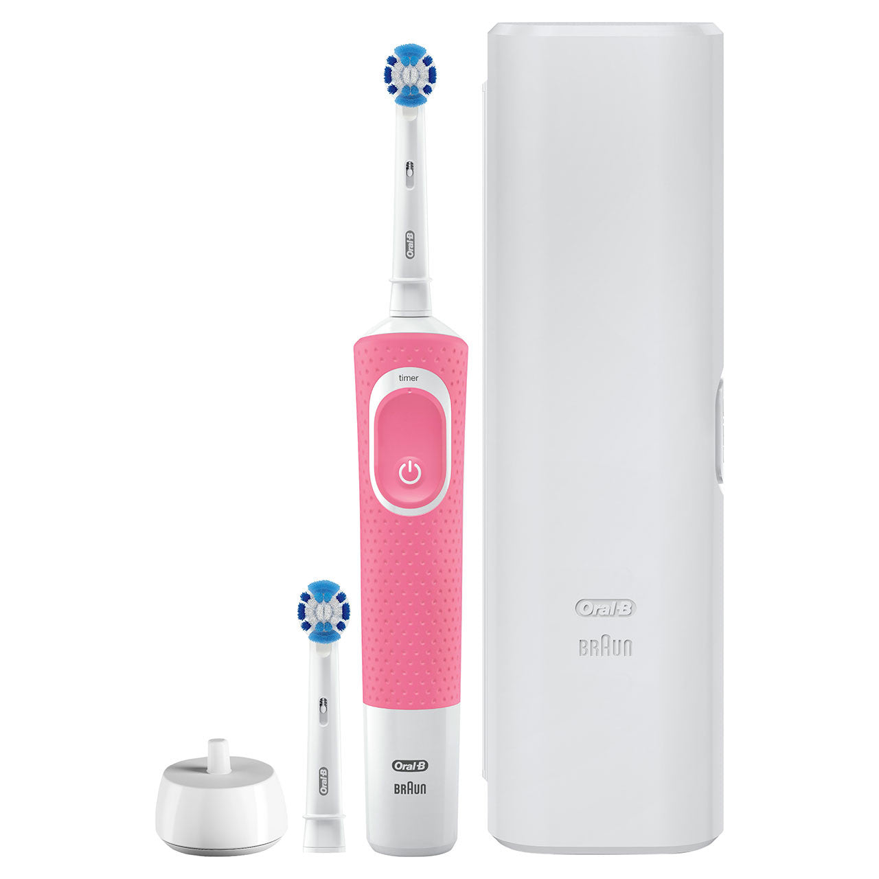 White / Pink Oral-B Vitality Limited Rechargeable Electric Toothbrush Pro Series