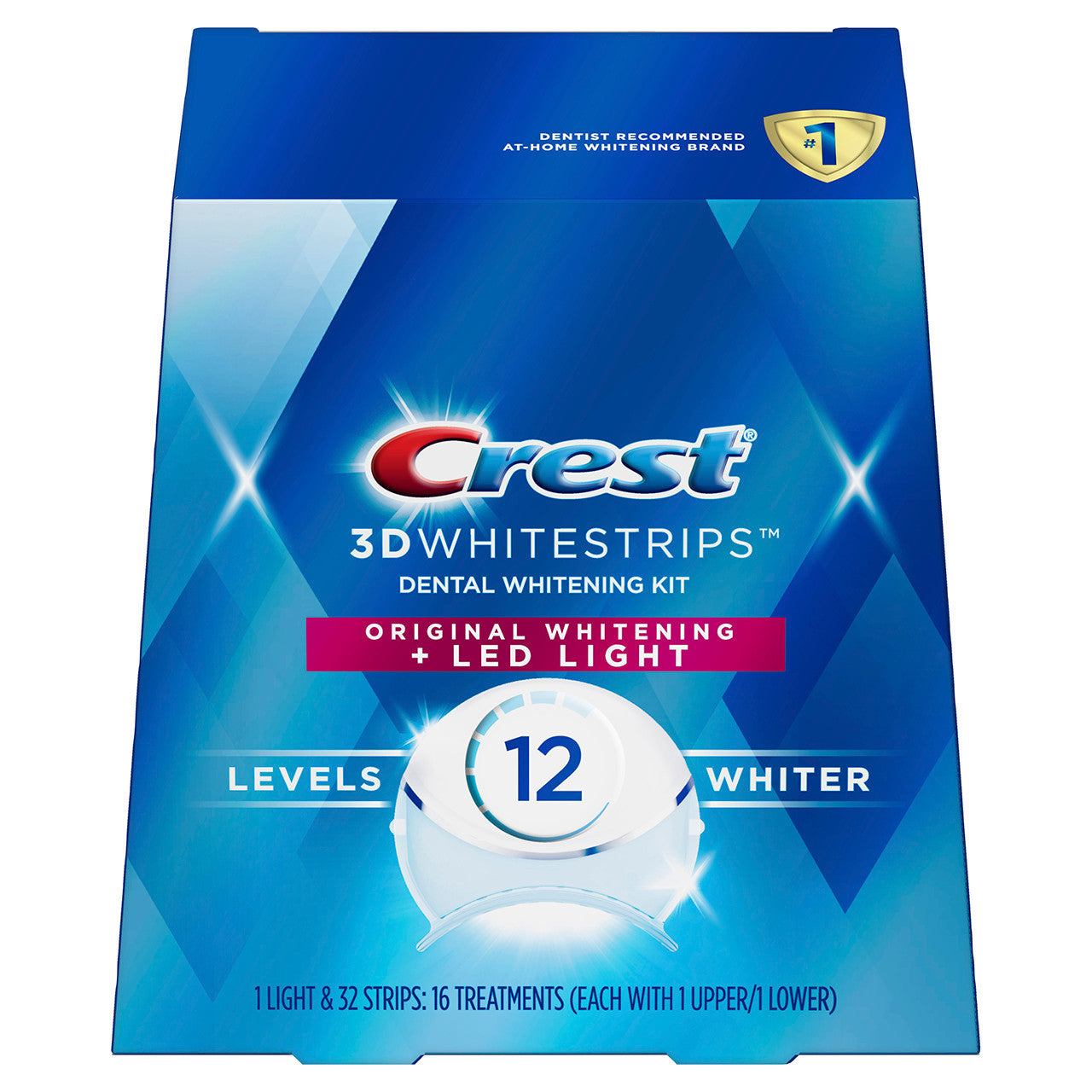 Oral-B Crest 3DWhitestrips Original Plus LED Light More Products Light