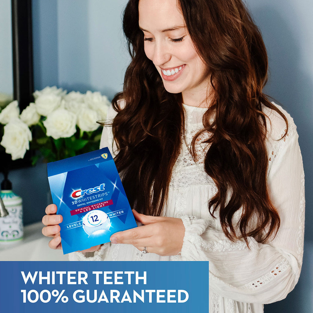 Oral-B Crest 3DWhitestrips Original Plus LED Light More Products Light