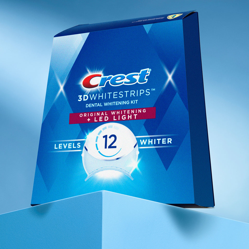 Oral-B Crest 3DWhitestrips Original Plus LED Light More Products Light