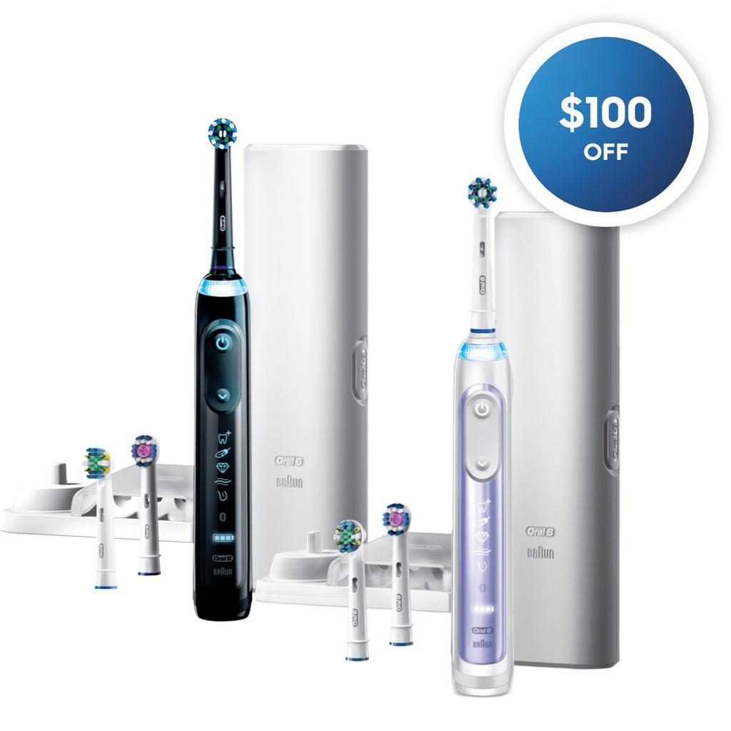 Oral-B Genius 7500 Rechargeable Electric Toothbrush Genius Series Black Purple