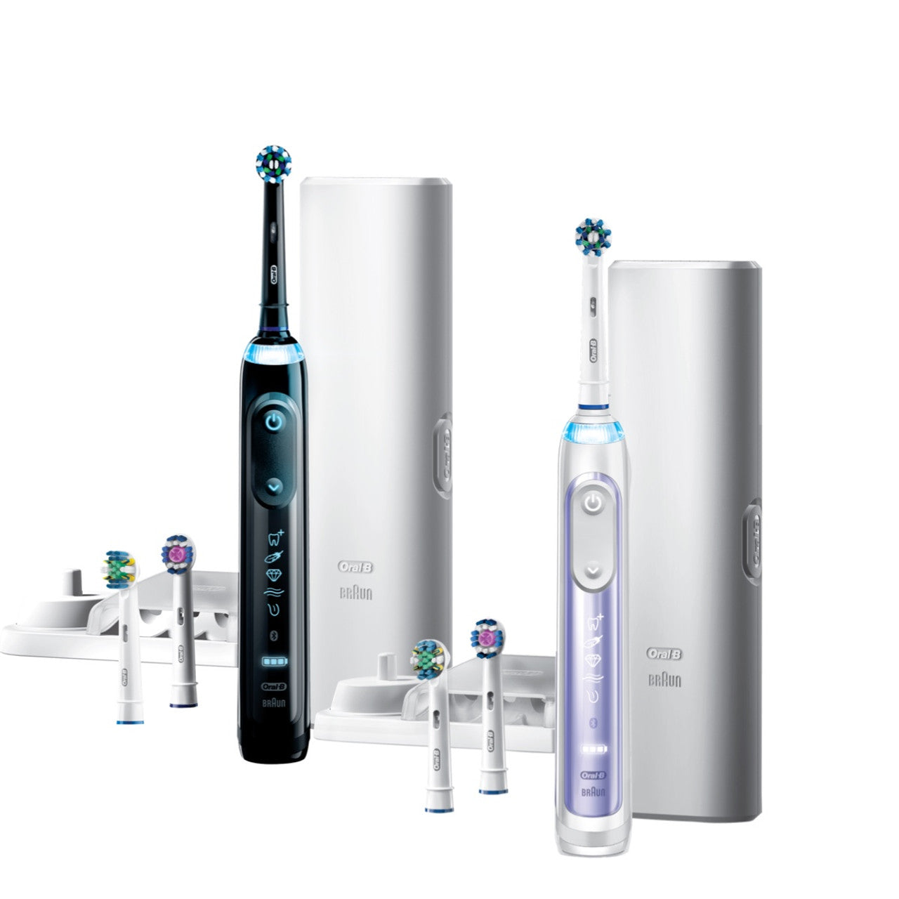 Oral-B Genius 7500 Rechargeable Electric Toothbrush Genius Series Black Purple