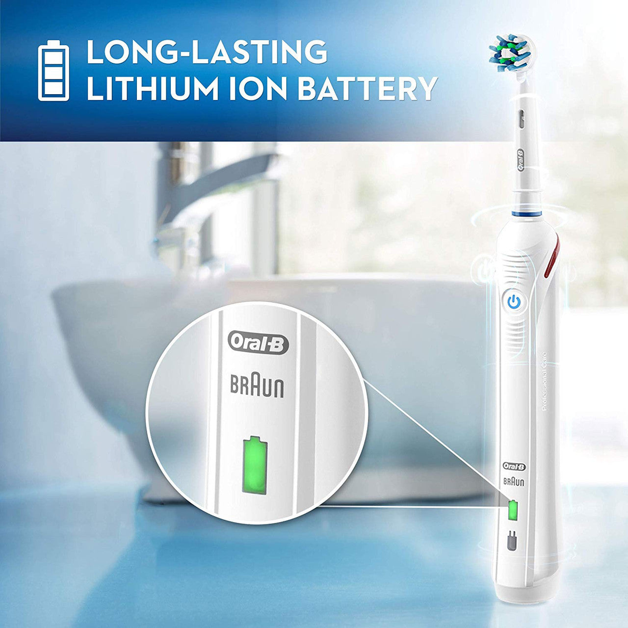 Oral-B Smart 1500 Power Rechargeable Electric Toothbrush Smart Series White