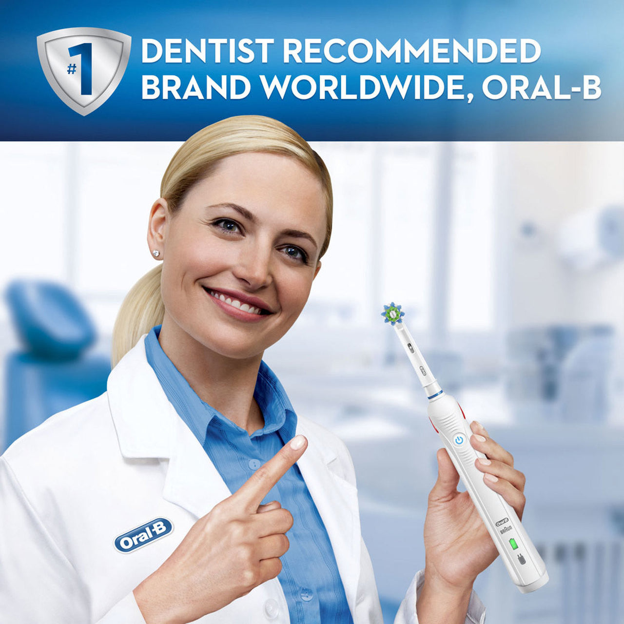 Oral-B Smart 1500 Power Rechargeable Electric Toothbrush Smart Series White